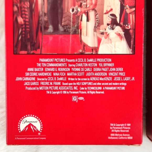 Cecil B. DeMille's The Ten Commandments VHS 35th Aniversary Edition Restoration - Picture 10 of 17